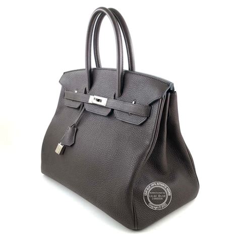 hermes 35 cm birkin chocolate|hermes birkin 35cm.